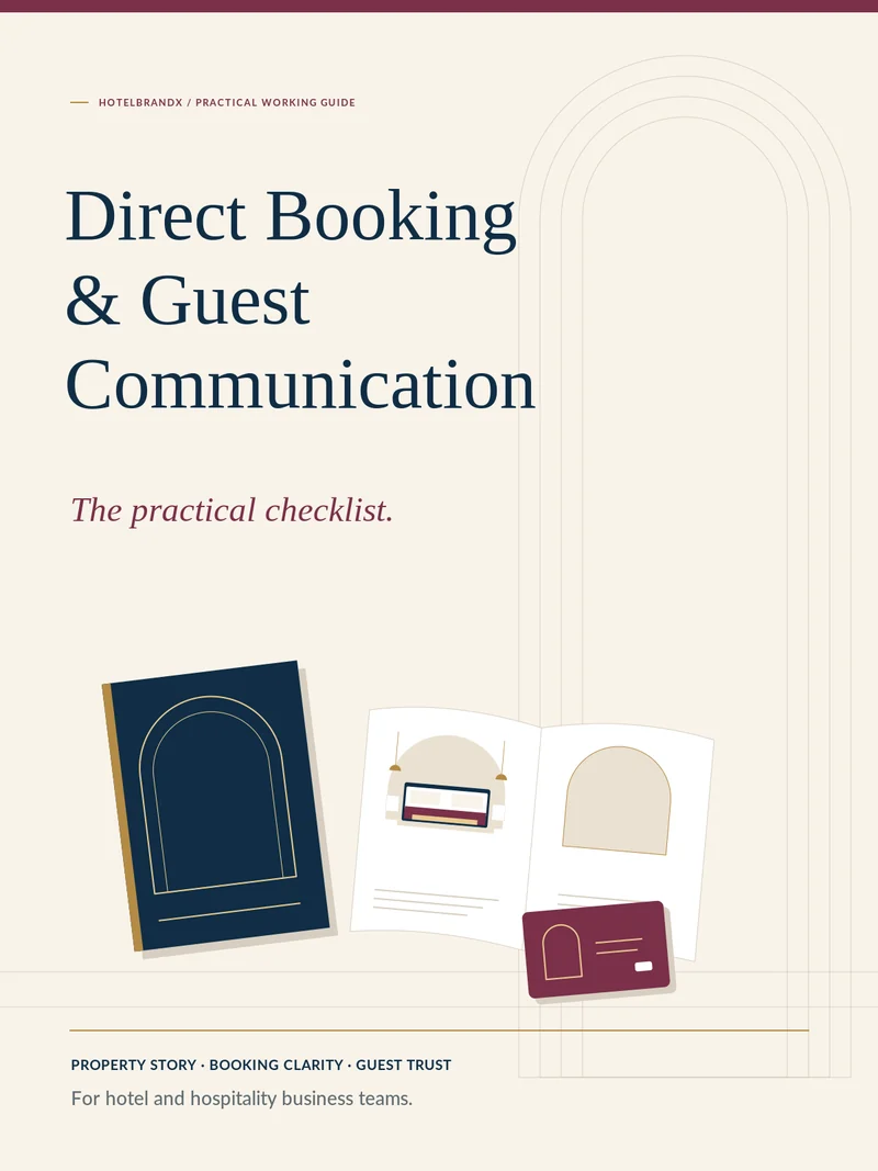 Cover: Direct booking & guest communication — the practical checklist