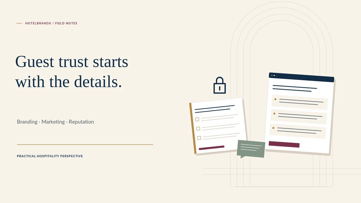 Cover: Guest trust starts with the details